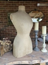 Vintage Linen Mannequin Bust