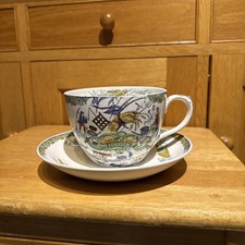 Bisto England Giant Jumbo Cup And Saucer Farmer Arms Trust In God