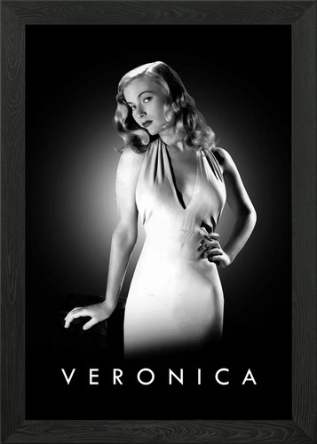 Veronica lake framed wall - veronica,
