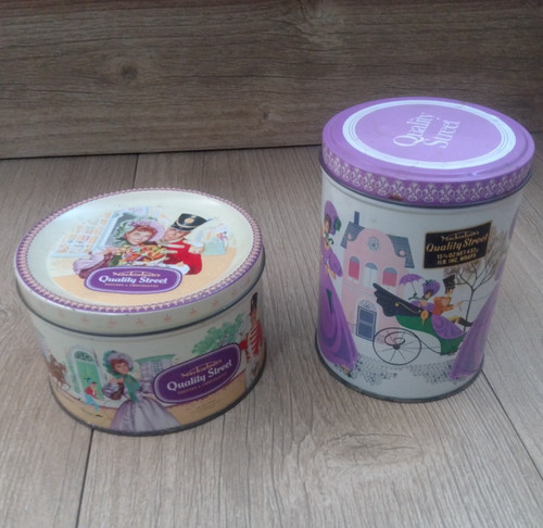 Vintage quality street - 2, tins