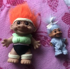Vintage 80s 90s Dam Russ Trolls Fitness & Baby  Good Used Condition FREE P&P