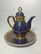 Thailand Teapot Saucer Plate