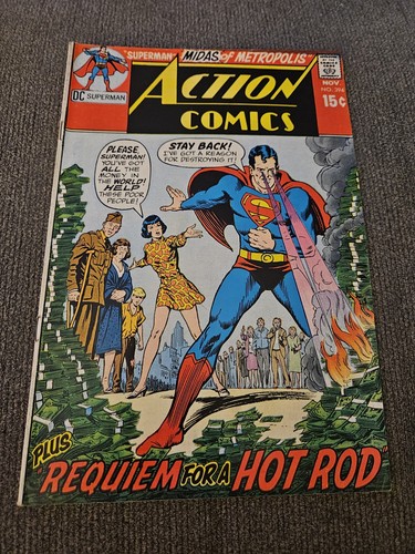 Action comics book 394 nov - book,