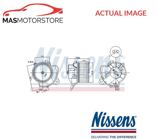 Interior blower fan - fan, lhd