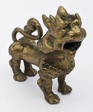 CHINESE CAST BRASS FOO DOG