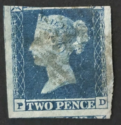 Penny blue sg14 stamp - gb, 2d