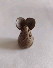 Miniature Clay Mouse Ornament