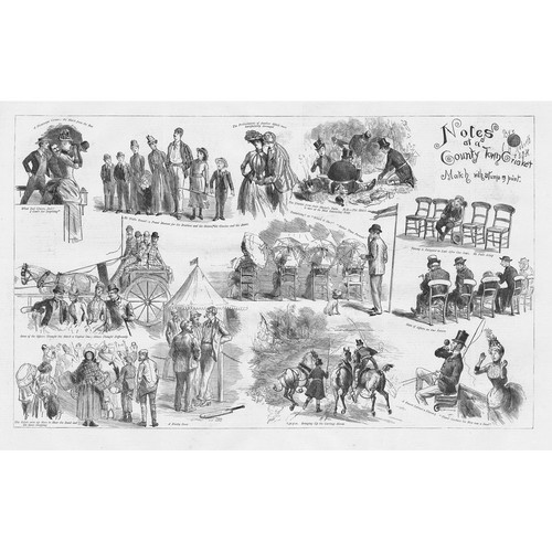Cricket victorian town match - cricket,