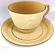 Wedgwood Black On Cane Jasper