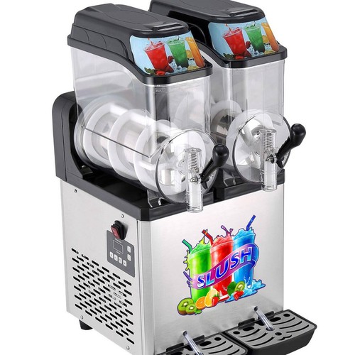 Commercial 2x12l slush machine - commercial,