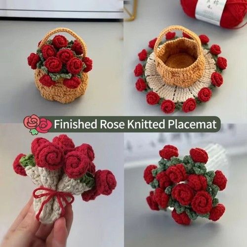 Mini flower coasters hand - flower,