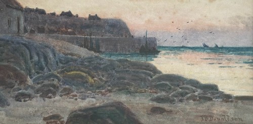 Antique original watercolour - antique,