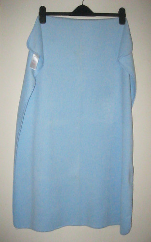 Kiddicare blue fleece cot - fleece,