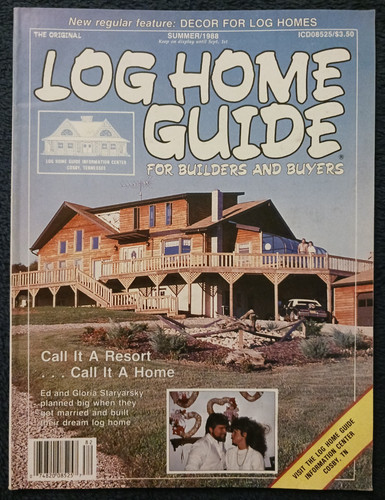 Log home guide magazine - log,