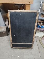 Antique Wardrobe Trunk Steamer Leather Handle 