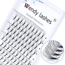 Pre Made Russian Volume Fan Eyelashes Mink Semi Permanent Extensions Wendy Lashe