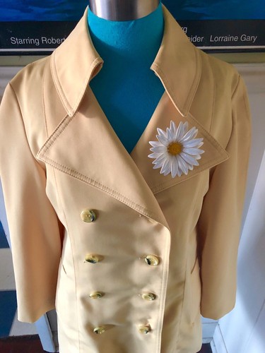 Vintage yellow rain - yellow, jacket