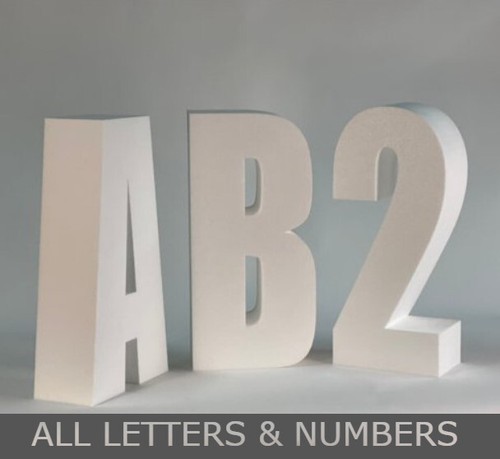 Polystyrene lettering all - polystyrene, **all