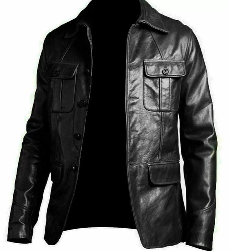 Men blazer coat - blazer, biker