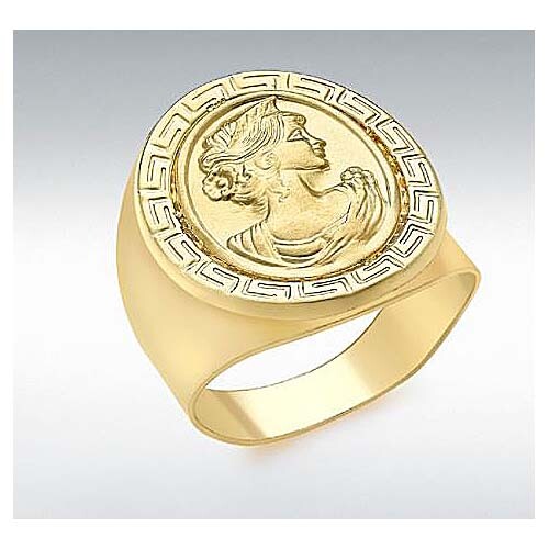 9ct yellow gold greek style - 9ct,