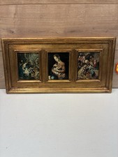 Vintage Religious Triptych