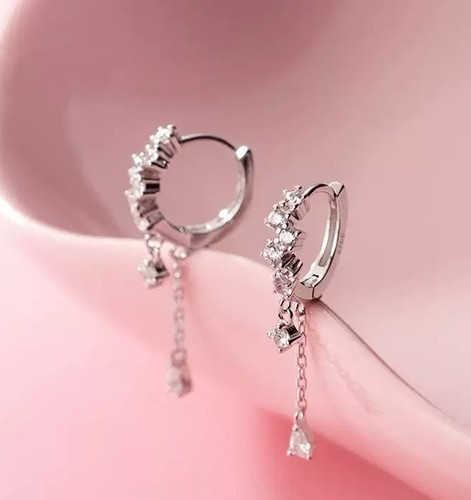 925 sterling silver huggie - 925,
