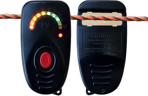 Electric fence line - fence, tester
