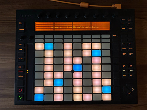 Ableton push midi pad - ableton,