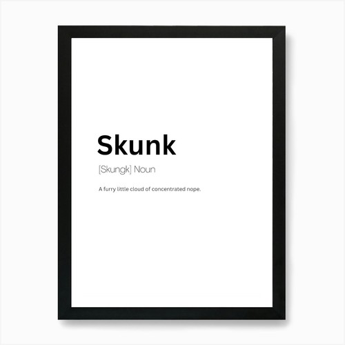 Skunk definition meaning - definition, 1