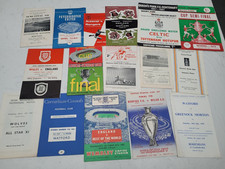 Collection 1960's Football Programmes - Friendly / Final / Youth / Semi / Inter