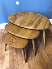 Ercol Pebble Nest Of Tables 
