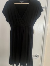 Women Surplice Short Dress Size S