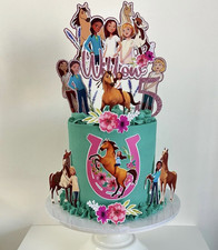 Horse theme cake toppers