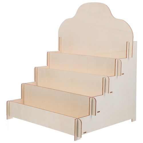Wooden tiered display - tiered, stand