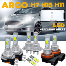 Fits Ford Fiesta MK7 Headlight Led DRL Xenon White 2012-20 Fog Side Light Bulbs 