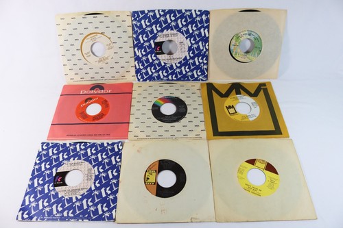 Vintage 45rpm vinyl records - vintage,