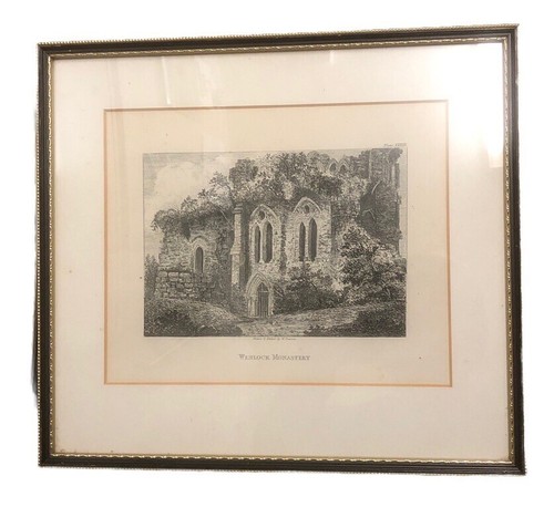 Original framed etching - etching, of