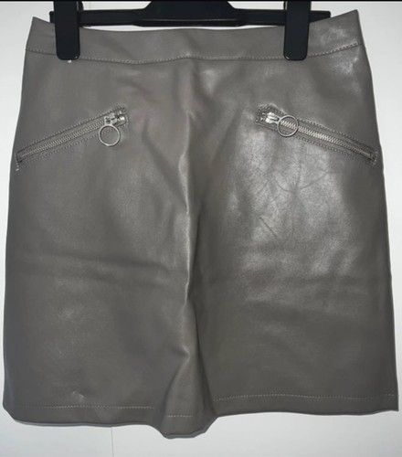 Primark grey faux - -, leather