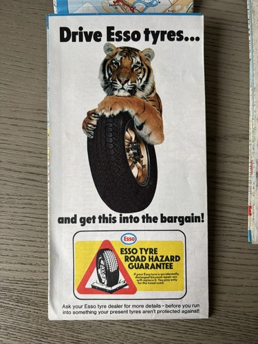 Vintage esso road maps - esso,
