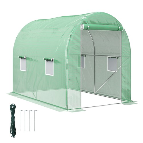 Outsunny polytunnel greenhouse - polytunnel,
