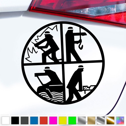 Fire brigade sticker rescue