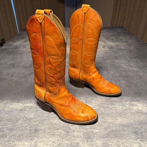 Vintage wrangler tan leather - vintage,