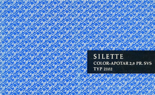 Agfa silette color apotar - silette, 2,8