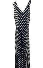 Monsoon Navy Stripe Maxi Long