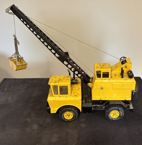 Tonka vintage clam shell crane - tonka,