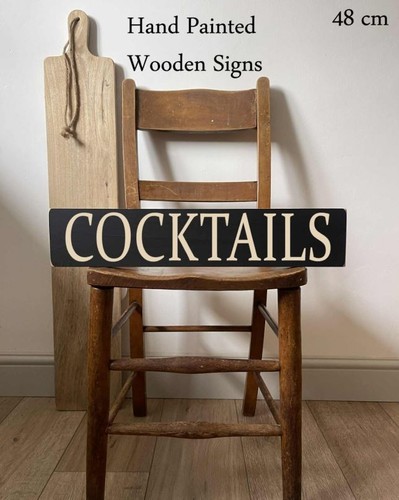 Cocktails sign the - gift, wine