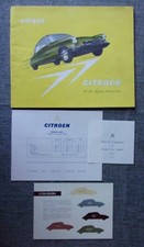 CITROEN ID & DS orig 1960 UK