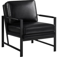 Retro Accent Chair Faux