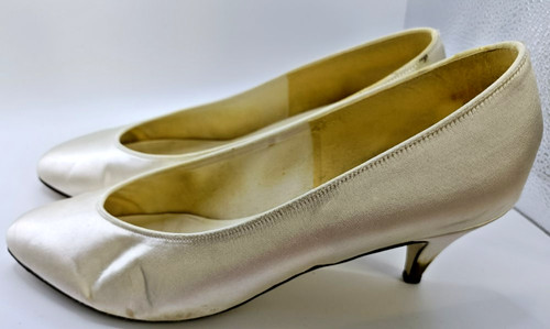 Women cream satin - women's, satin-look
