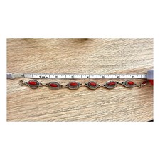 Silver red coral - silver,